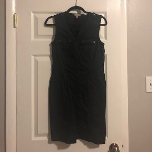 Banana Republic black sheath dress